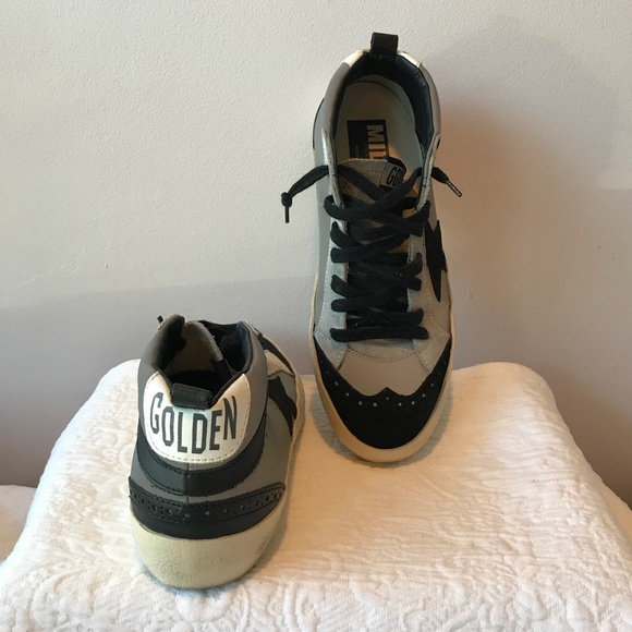 NIB**GOLDEN GOOSE**Hightop Sneakers EU 37 US 7 - Picture 6 of 8